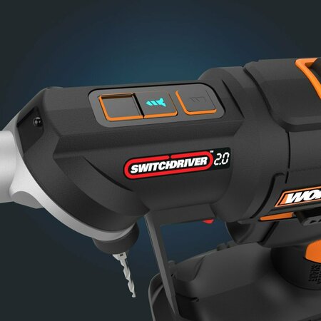 Worx NITRO 20V Brushless Switchdriver 2.0 2-IN-1 Cordless Drill & Driver with Battery & Charger WX177L